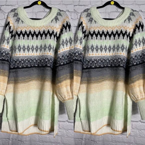 New Free People Frozen Forrest Tunic Knit Sweater - Picture 3 of 4